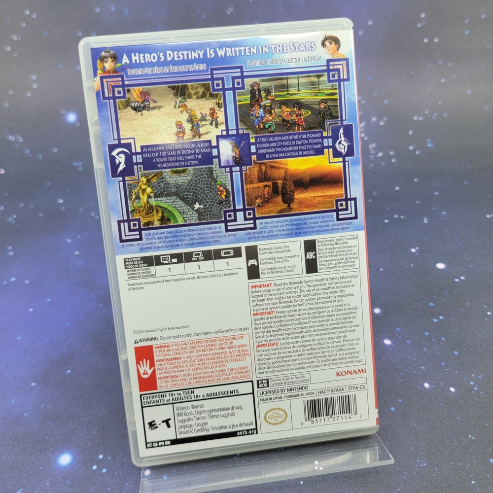 Suikoden I & II HD Remaster Gate Rune Dunan Unification Wars Nintendo Switch - Picture 2 of 6